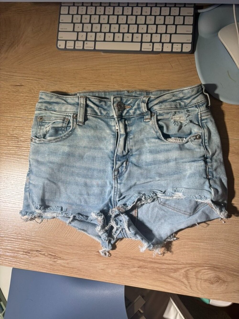 American Eagle Next Level Stretch Denim Shorts
